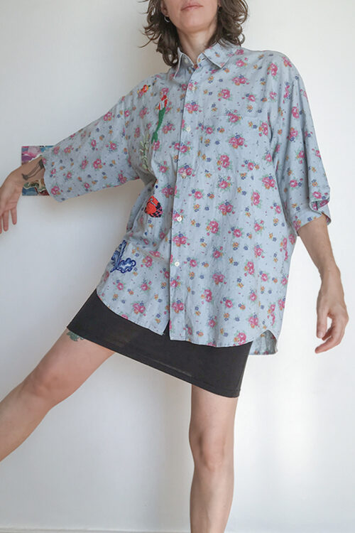 Camisa Flores Upcycled