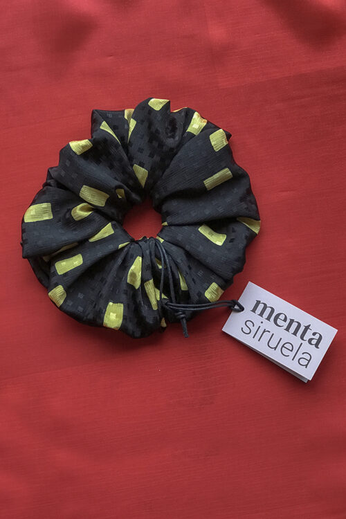 Maxi Scrunchie de Seda Vintage