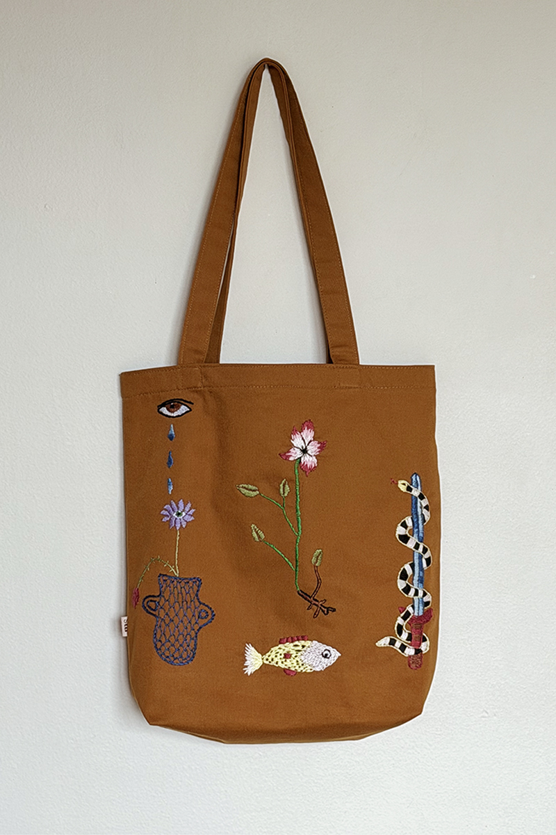 Tote Bag Bordada a Mano