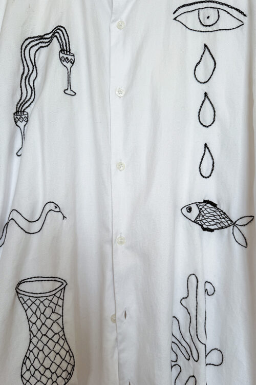 Camisa Vintage Bordada